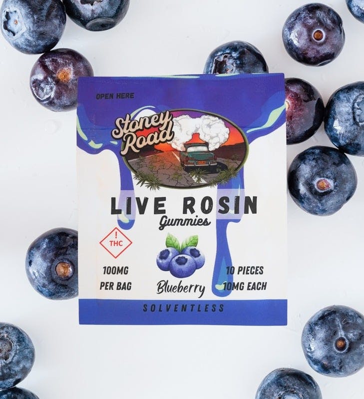 Stoney Road | 100MG Gummies | Blueberry
