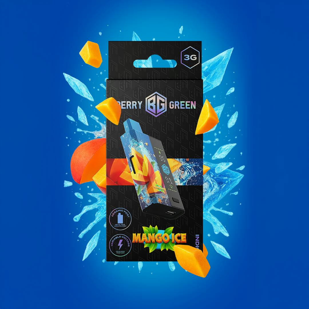 Berry Green Berry Green Disposable | Mango Ice - Puff Cannabis Cannabis  Store in MI