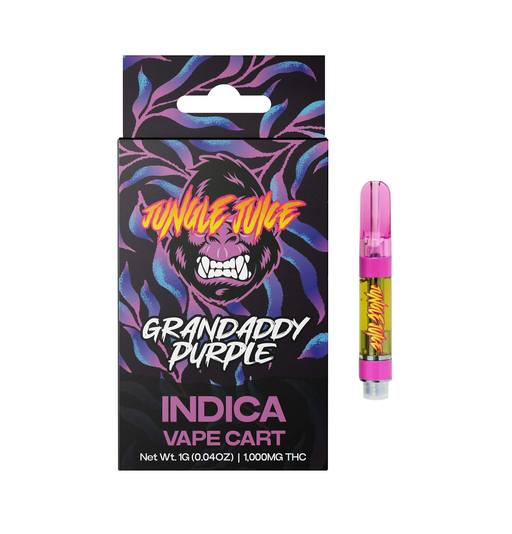 Jungle Juice JUNGLE JUICE | GRANDADDY PURPLE | CART INDICA — VAPORIZERS