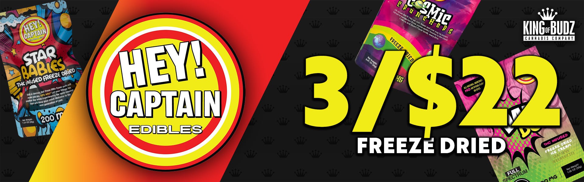 Hey Captain 200mg 3/$22