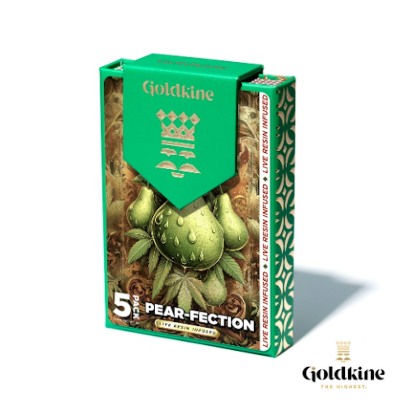Goldkine 5 x .6g Infused Prerolls Pear Fection