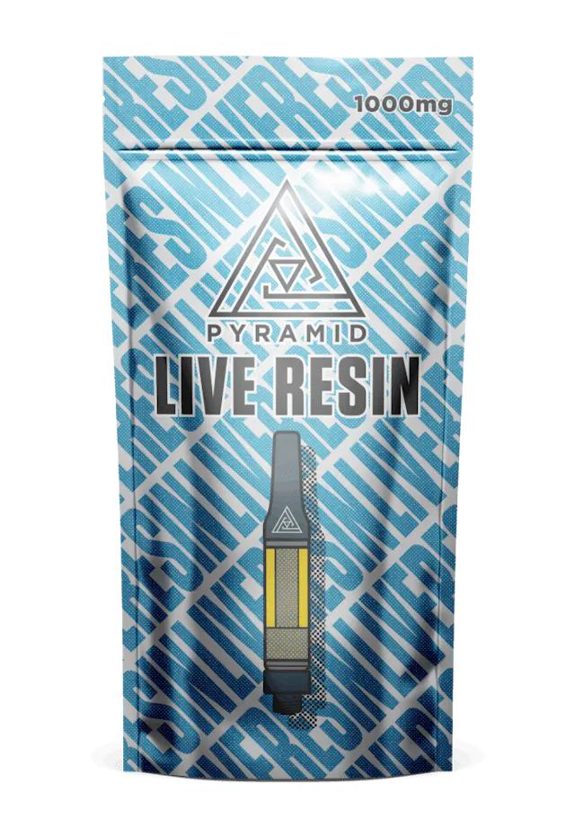 Pyramid Live Resin Cart White Runts 1g (hybrid, cartridges)