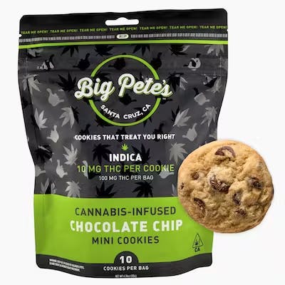 Big Pete s 100MG Indica 10 Pack Chocolate Chip Cake House