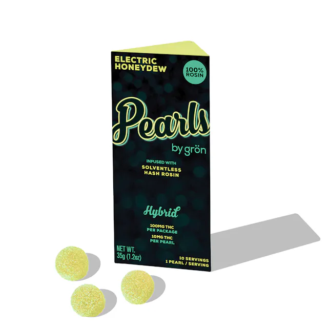 Grön Electric Honeydew Pearls Rosin - THC - Hybrid