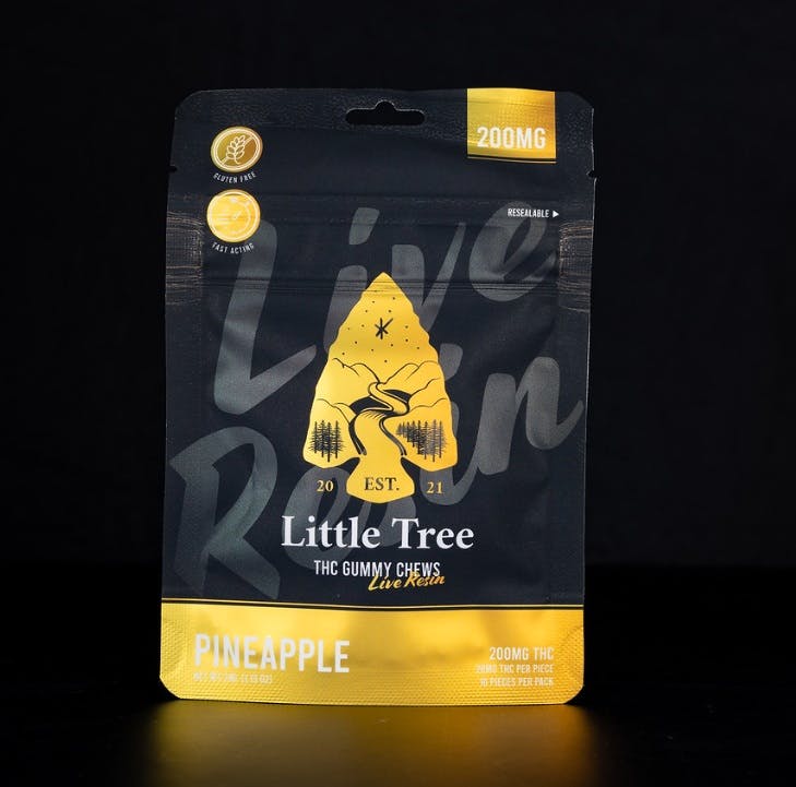 Little Tree - Gummies - 200mg Live Resin - Pineapple | Cloud