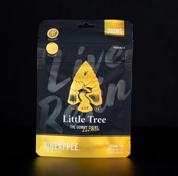Little Tree - Gummies - 200mg Live Resin - Pineapple | Timber