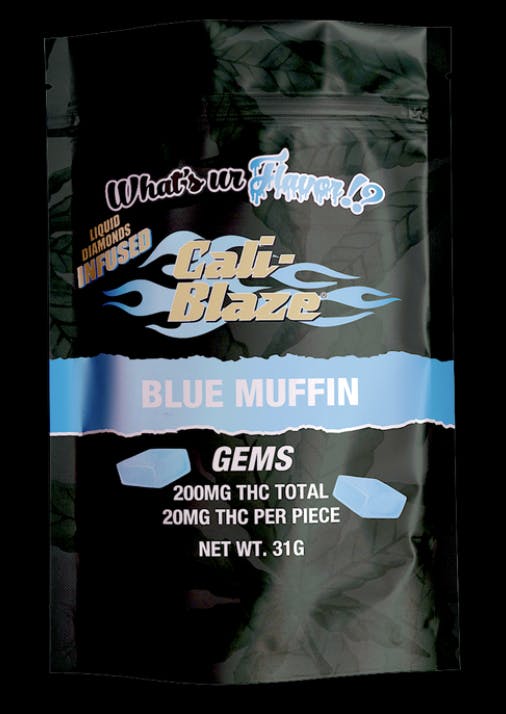 Product: Cali-Blaze | Liquid Diamond Gummies - 200mg - Blue Muffin