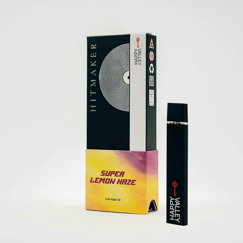 Hitmaker Super Lemon Haze Disposable Vape Pen 1000mg • Ethos Cannabis