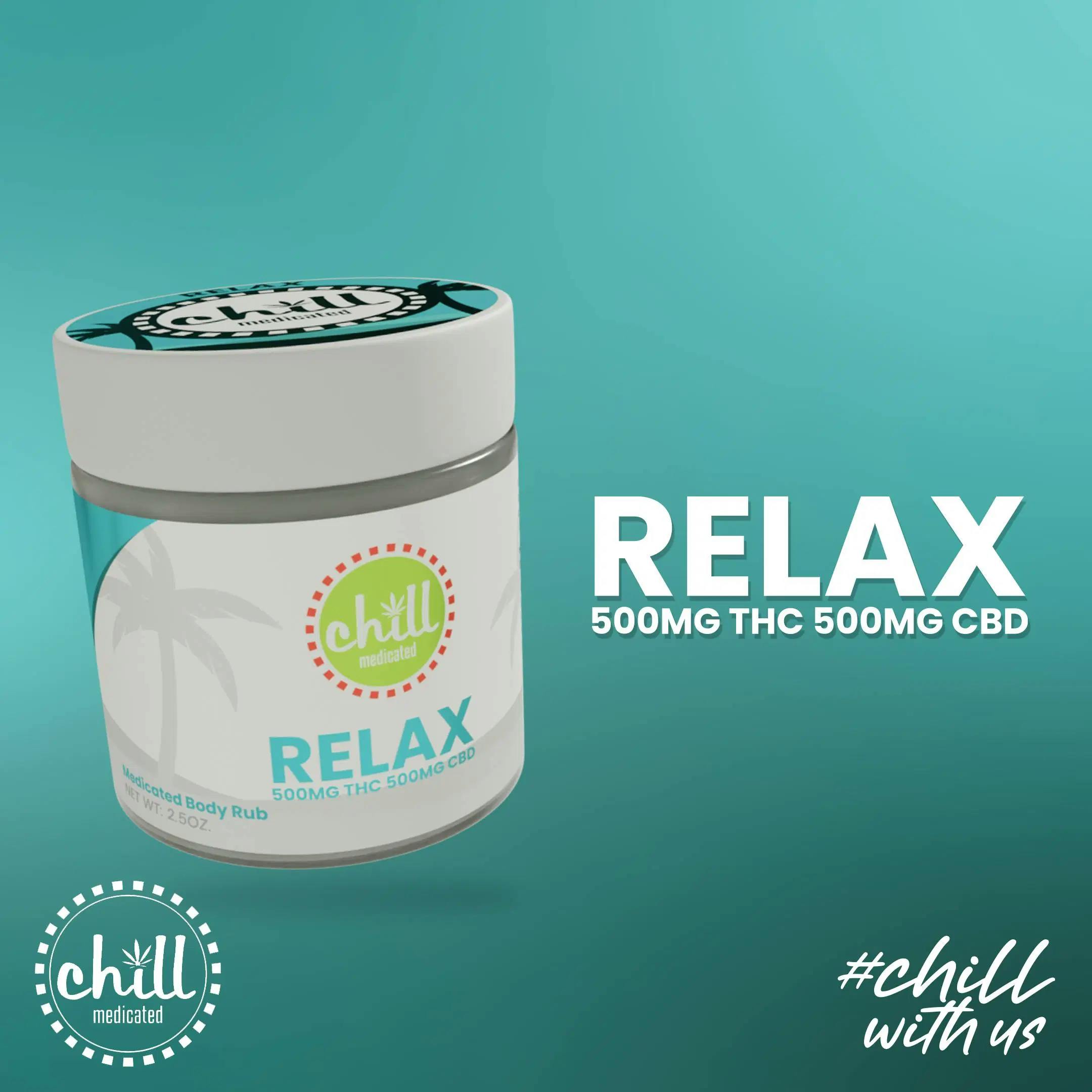 Product: 1:1 | Relax Body Rub | Chill Medicated
