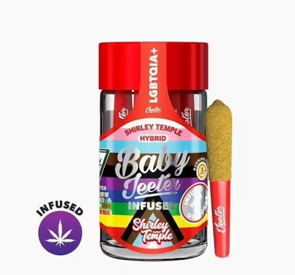 Baby Jeeter | Shirley | 2.5G (5 x 0.5G) Infused Pre-Rolls