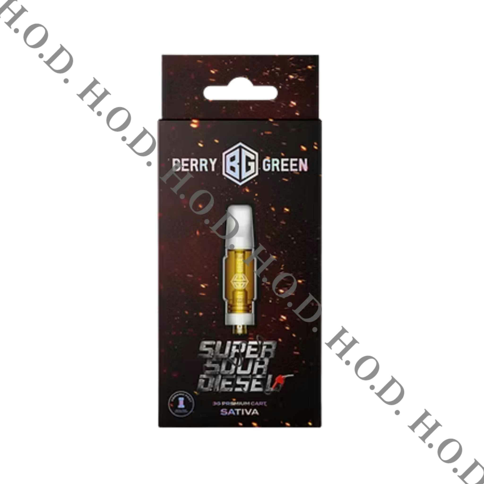 Berry Green Super Sour Diesel Cart 3g | House of Dank Recreational Cannabis  - 8 Mile