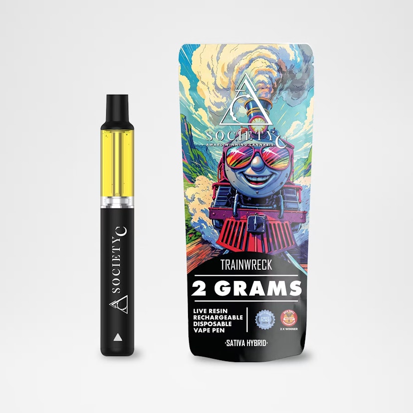 Society C 2g Live Resin Disposable Trainwreck