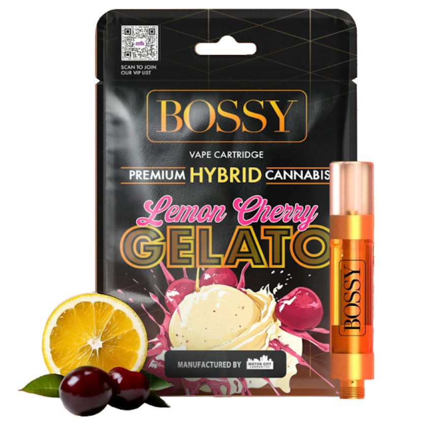 Bossy Cartridge | Lemon Cherry Gelato (Hybrid)