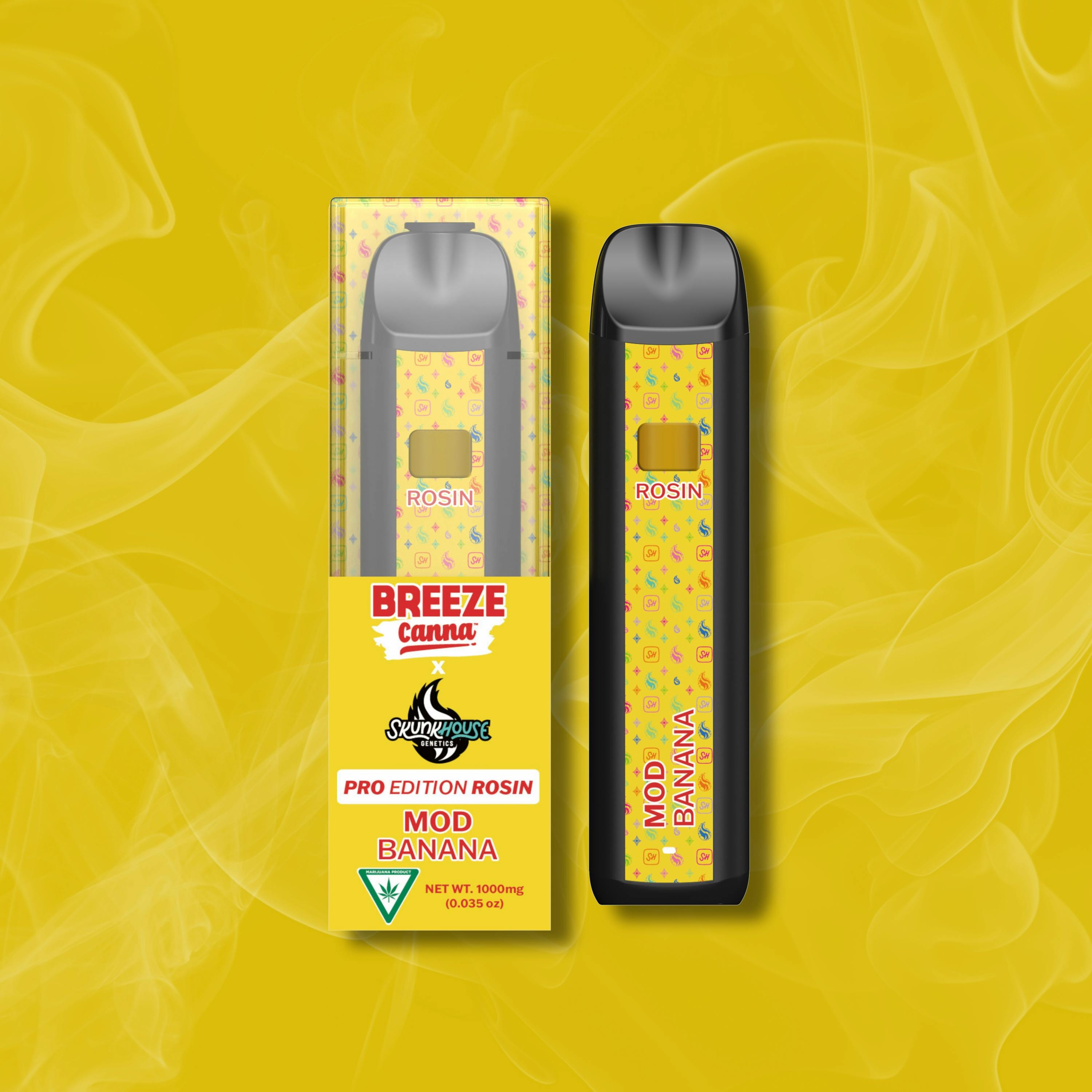 vape mod disposable Skunk House Genetics Breeze Canna x Skunk House | 1g Pro Rosin | Banana Pulsar Flavors:OG Mnster Best Mint Vapes: Vapegrl's