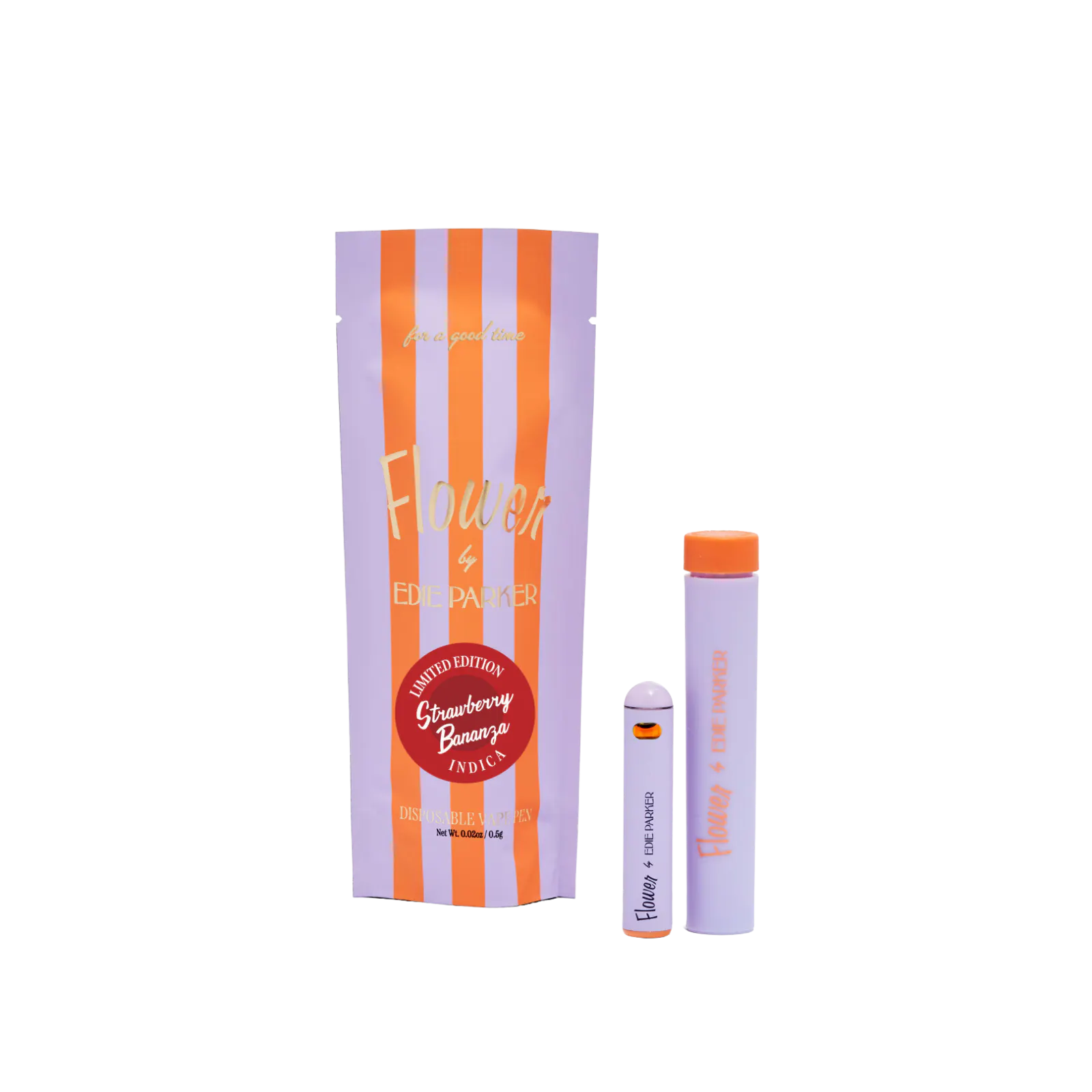 Edie Parker Disposable Vape | Indica | Strawberry Bananza [0.5g