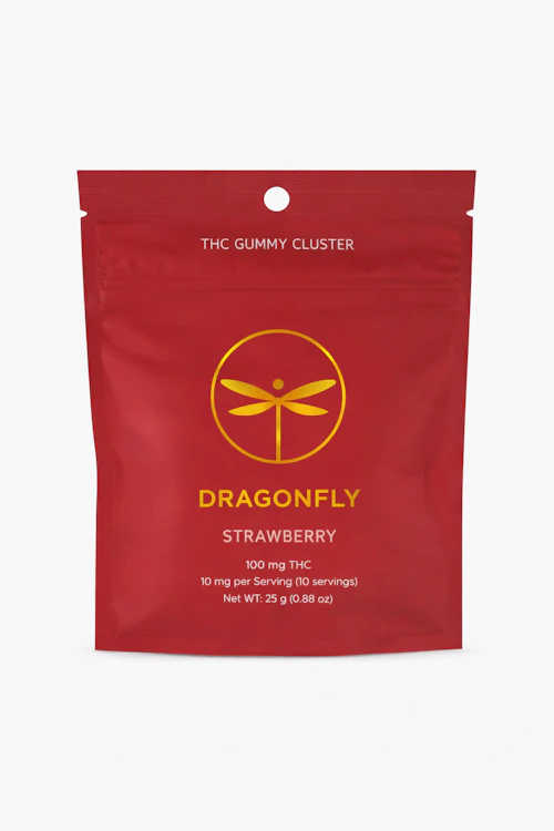Dragonfly - 100mg Gummies Cluster - Strawberry