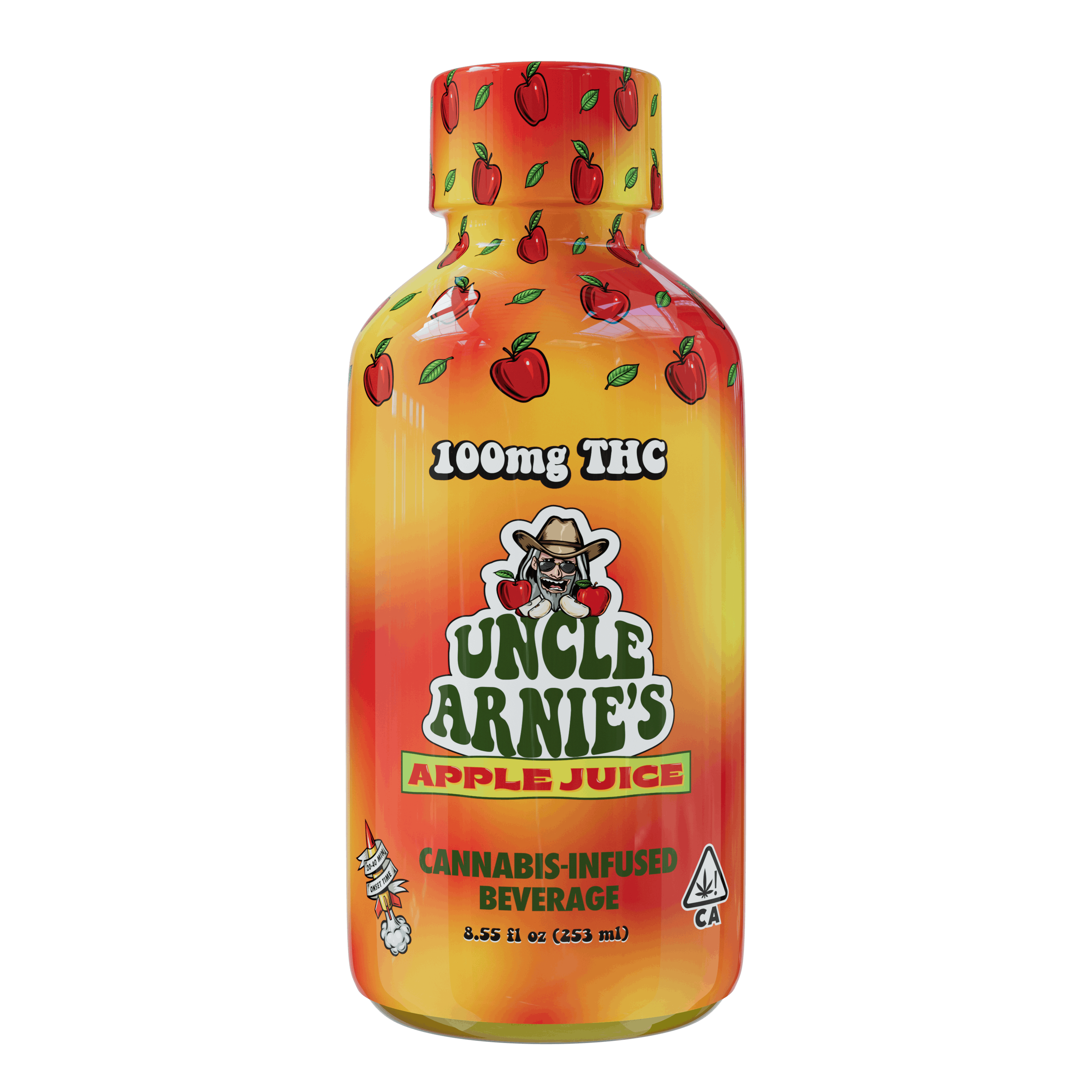 mi -koSBCP生ミネラルミスト Uncle Arnies - Smacking Apple 8oz Drink 100mg | Wellgreens