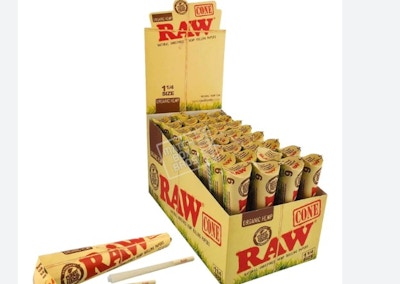 Product NC Raw Cones - Organic 1 1/4 6pk