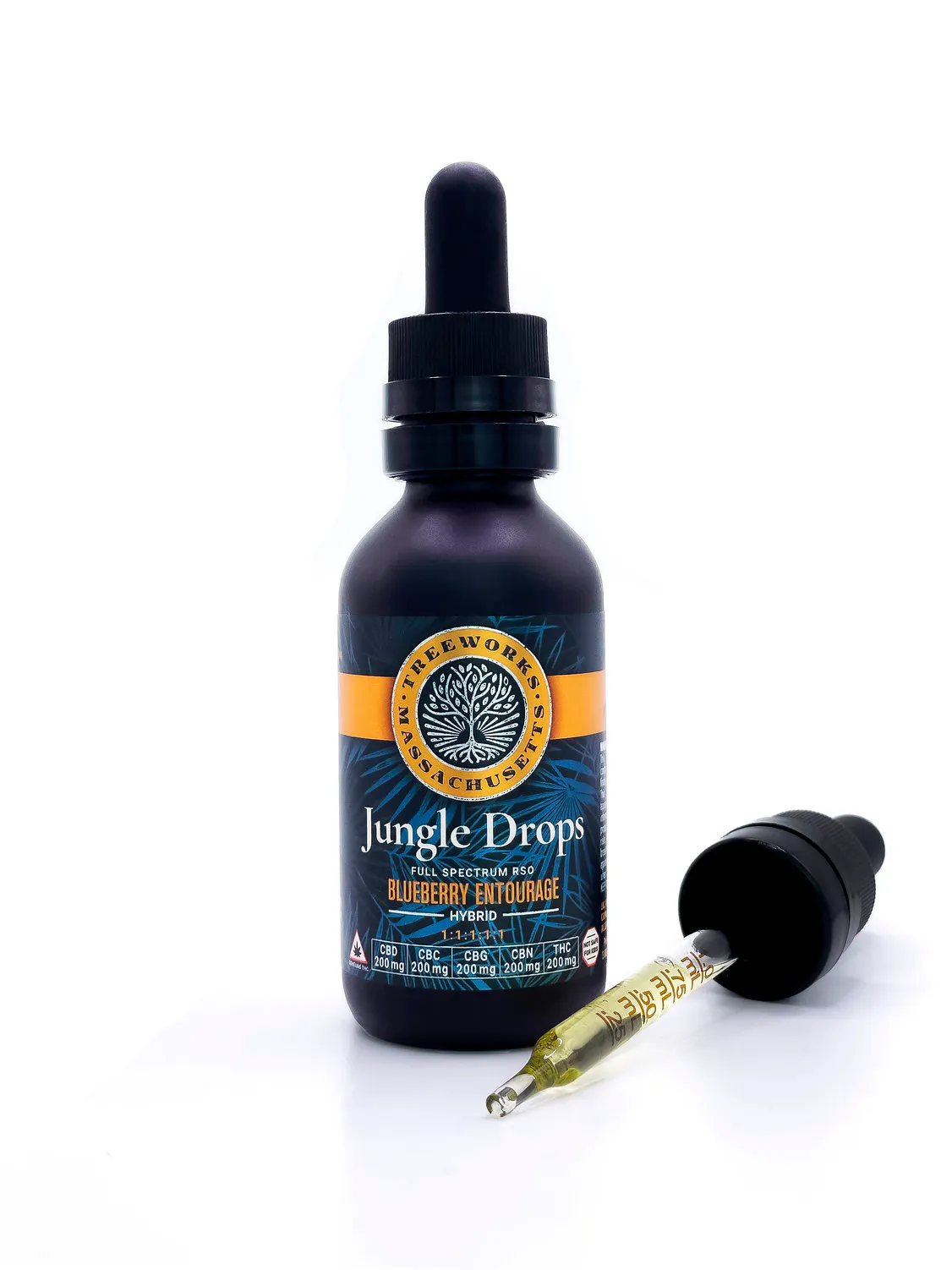 TRUE テルペン 香料 CBD CBN CBG 10ml ドシクッシュ Jungle Drops - Hybrid - 1000mg TAC (200mg CBD | 200mg CBC | 200mg