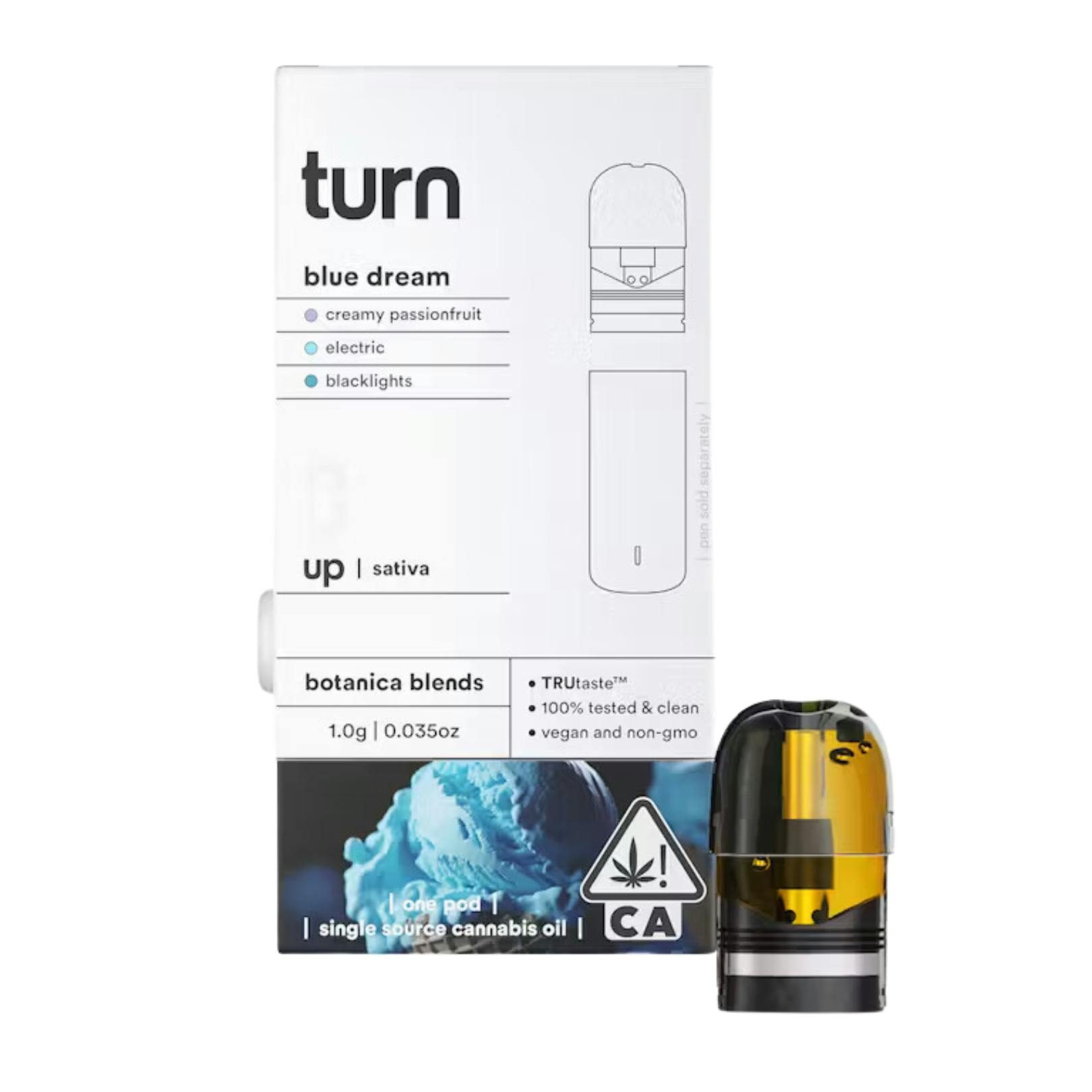 BLUE DREM LIVE RESIN TURN UP POD