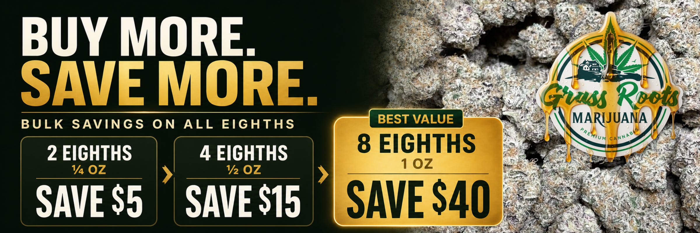 Bulk deals on all 1/8ths at GRM!