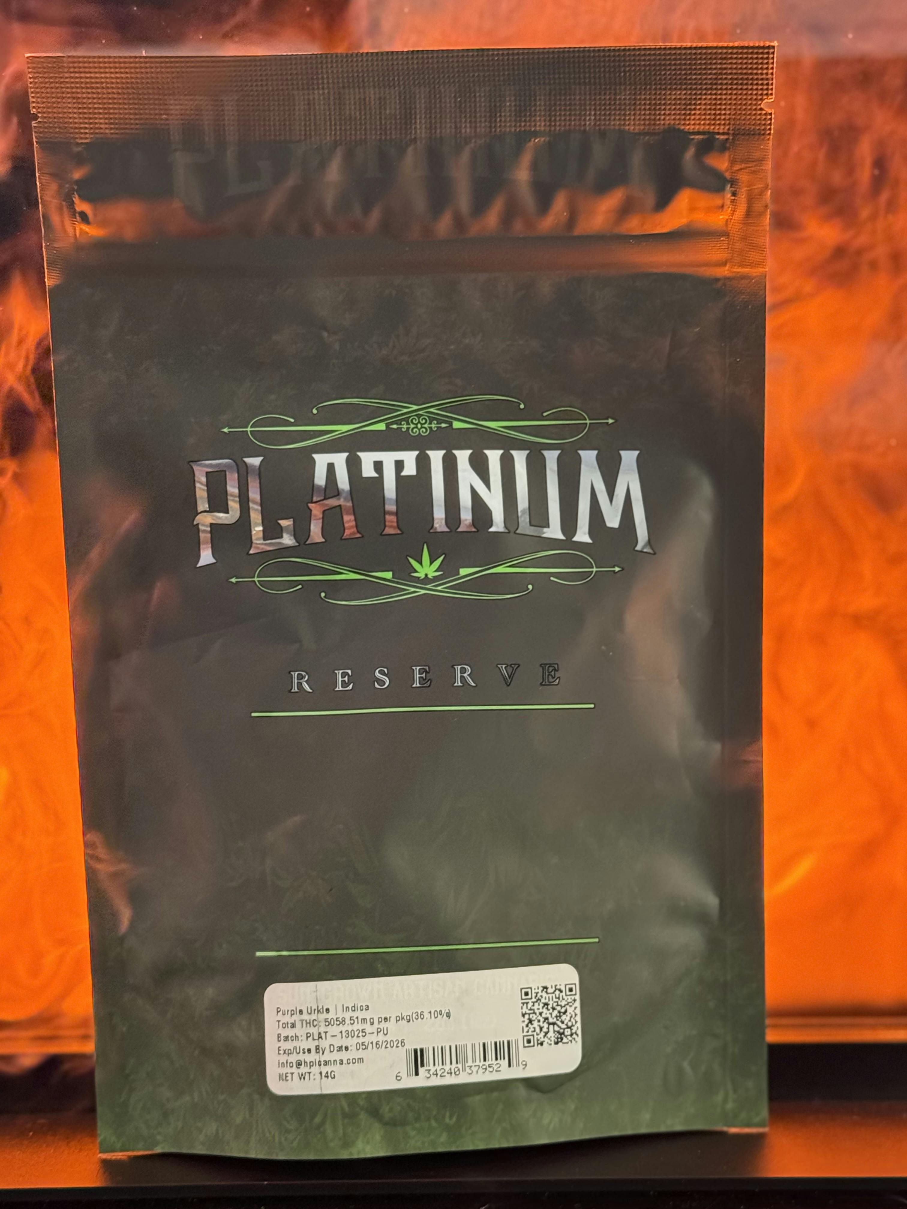 Flower | Platinum Reserve | Purple Urkle | 14g