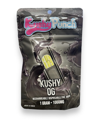 Product SIX Kushy Punch Disposable - Kushy OG 1g