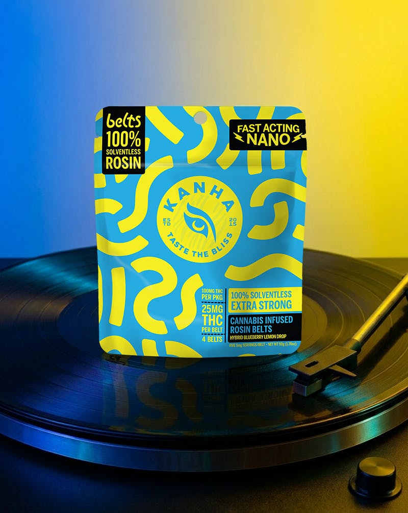 Kanha - Rosin Gummies Lemon Drops - Blueberry (H) (100mg)