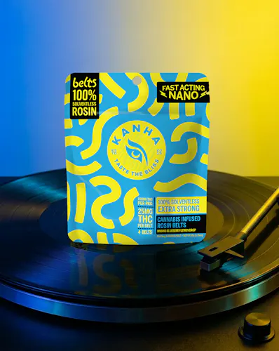 KANHA – Blueberry Lemon Drop – Rosin Belt 100mg 4pk-active