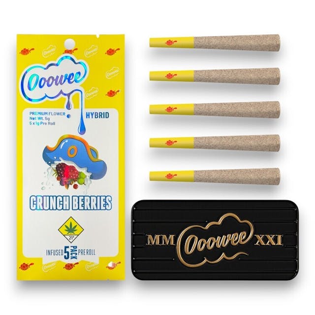 Rolled up and ready to smoke, Pre-Rolls are a convenient and effective way to consume cannabis. Pre-Rolls come in many different forms and can be rolled with flower, shake, "b-buds", infused with concentrates, and more.