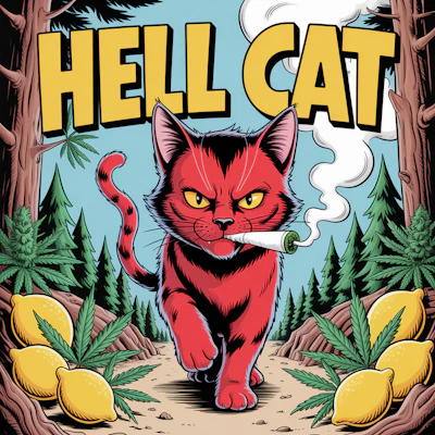 DELI - Hell Cat - FLOWER by Grasshopper Farms at King of Budz
