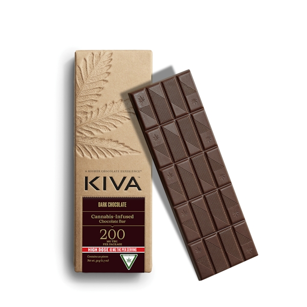 Kiva | Dark Chocolate Bar | 200mg