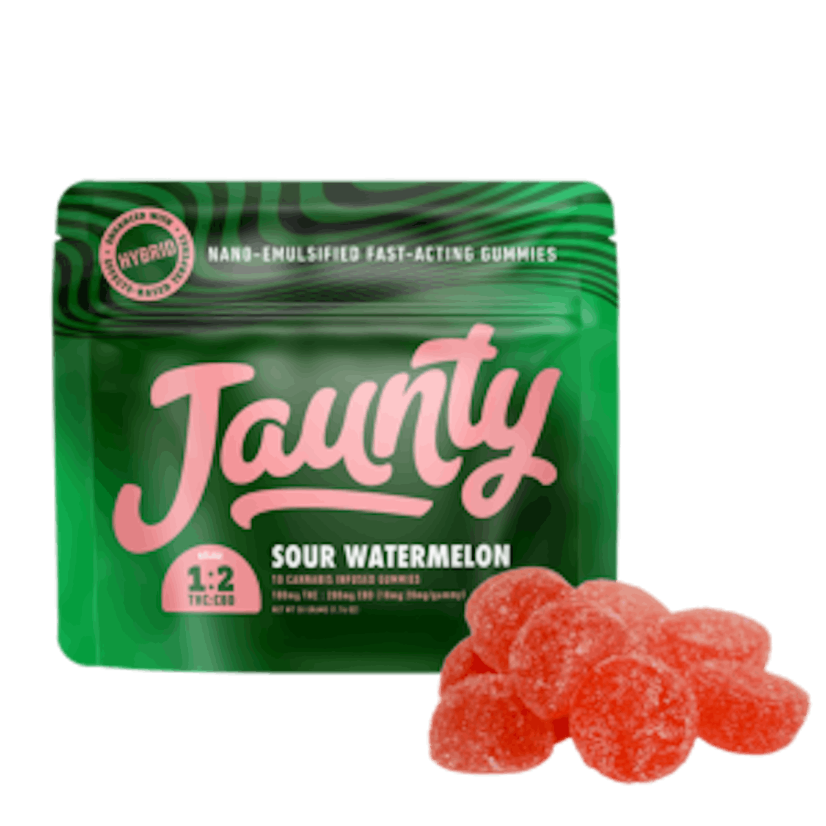 Photo of Jaunty I Sour Watermelon | 1:2 Gummies 10PK