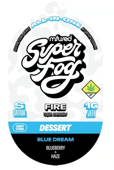 Mfused | Super Fog | Blue Dream | Disposable Vape 1g