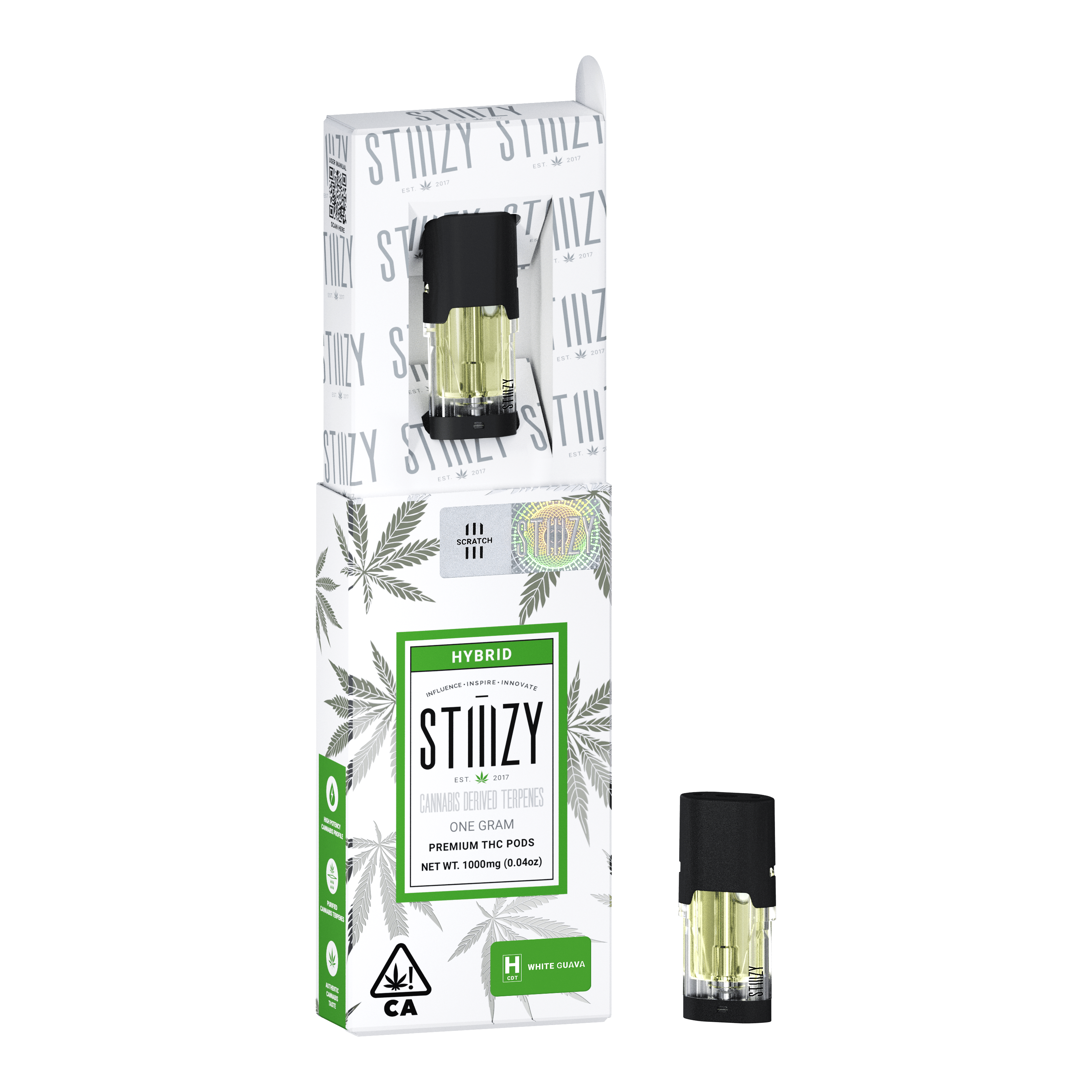 Product: STIIIZY | LQD Vape Pod - White Guava - 1g