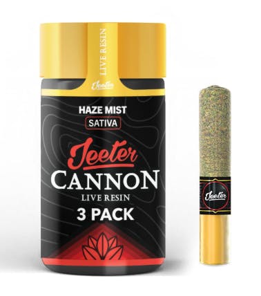Product: Jeeter | Live Resin Infused Pre-Roll 3-Pack - 1.5g - Haze Mist