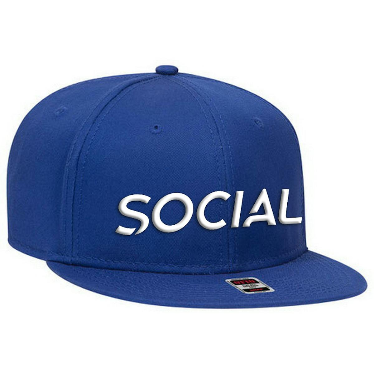 Photo of Social Cannabis Hat Otto Flatbill Royal Blue