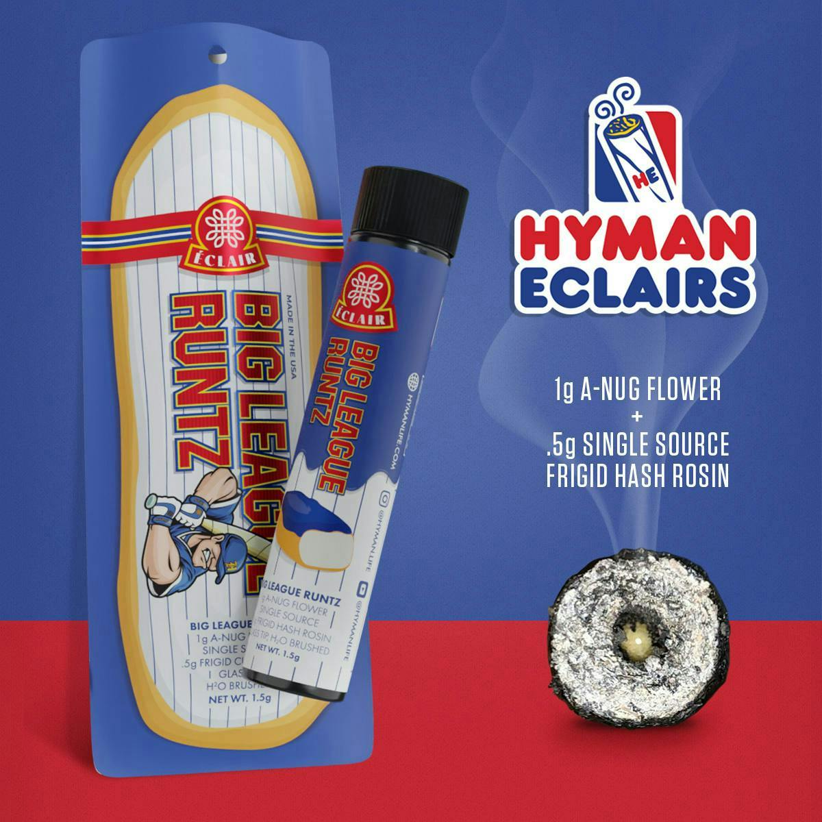 Hyman - 1.5g Infused Eclair - Big League Runtz