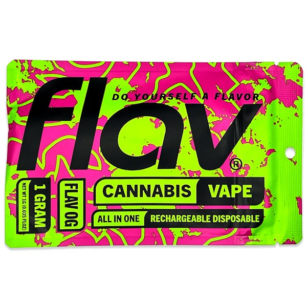 Product: flav | flav OG Disposable/Rechargeable All-in-one Cartridge | 1.0g