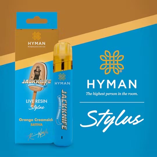 Hyman x Kevin Nash - 1g Live Resin Stylus Disposable - JackKnife