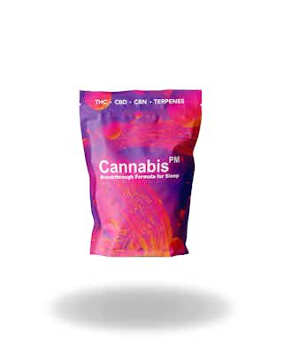 Product: Cannabis PM | Pink Lemonade 1:1:1 THC:CBD:CBN Single Serving Gummy | 5mg:5mg:5mg