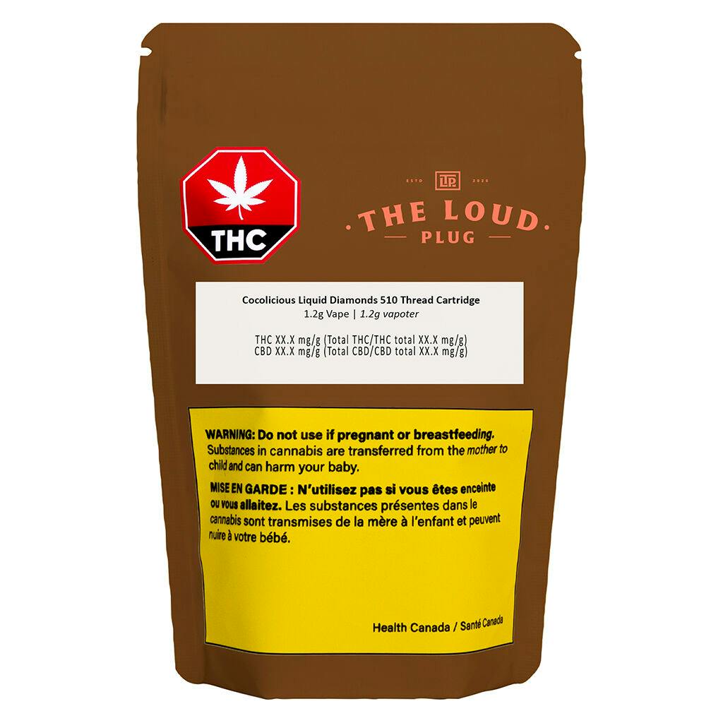 The loud plug - cocolicious liquid diamonds 510 thread cartridge
