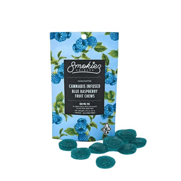 BLUE RASPBERRY FRUIT CHEW GUMMIES