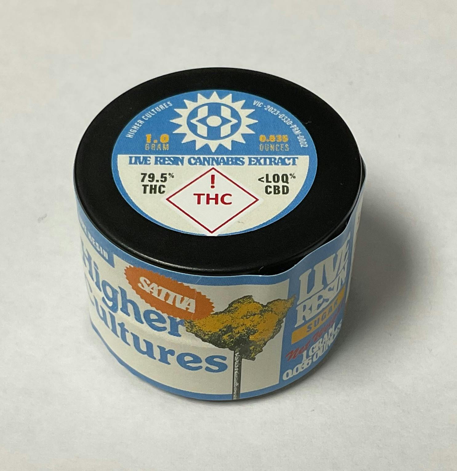 Higher Cultures Live Sugar Wax | Black Jet Fuel (S)
