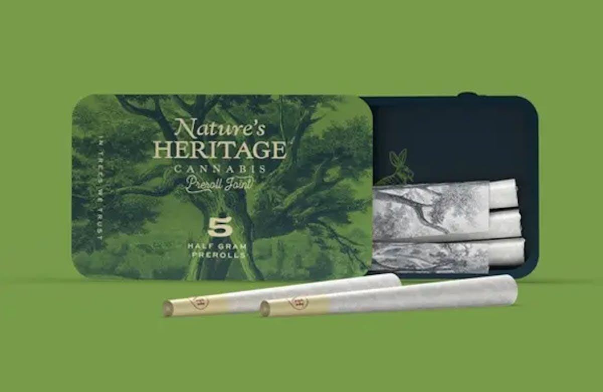 Photo of Nature’s Heritage Lemon Cherry Gelato 0.5g 5pk Prerolls