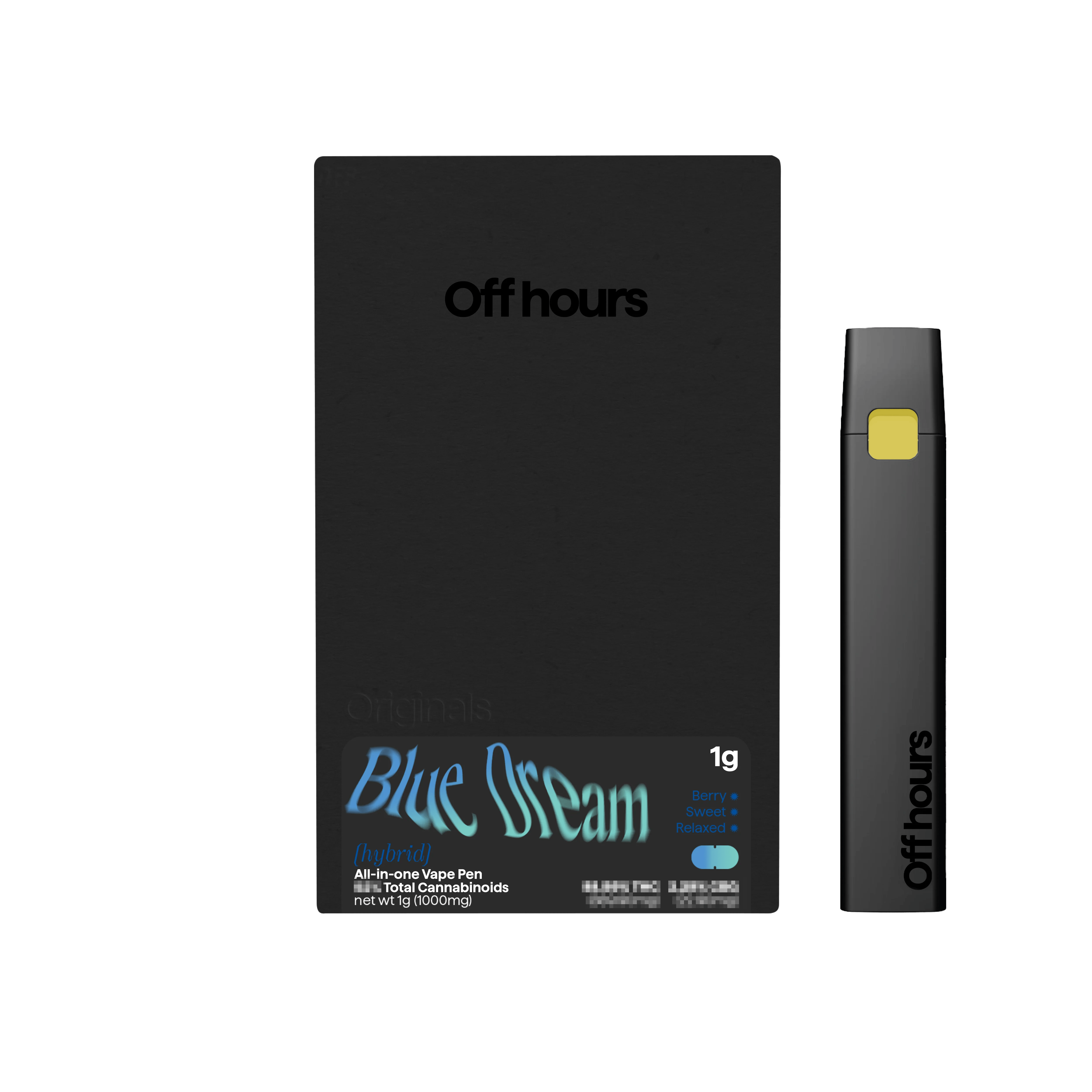 Off Hours All-in-one Vape Pen - Off hours Blue Dream