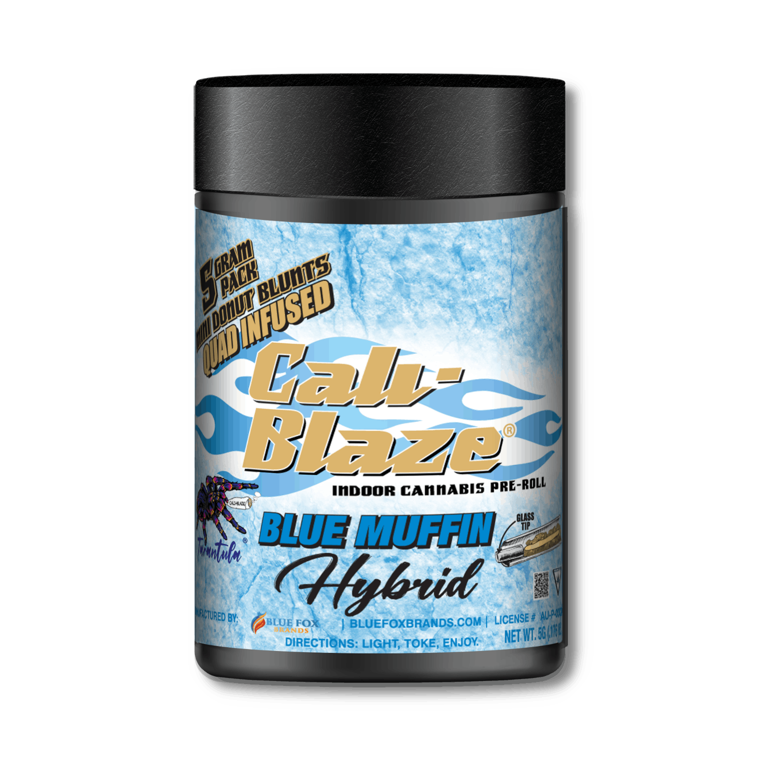 Cali-Blaze | Mini Blunt 5-Pack - 5g - Blue Muffin