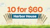 10 for $60 - Harbor House Pre-rolls