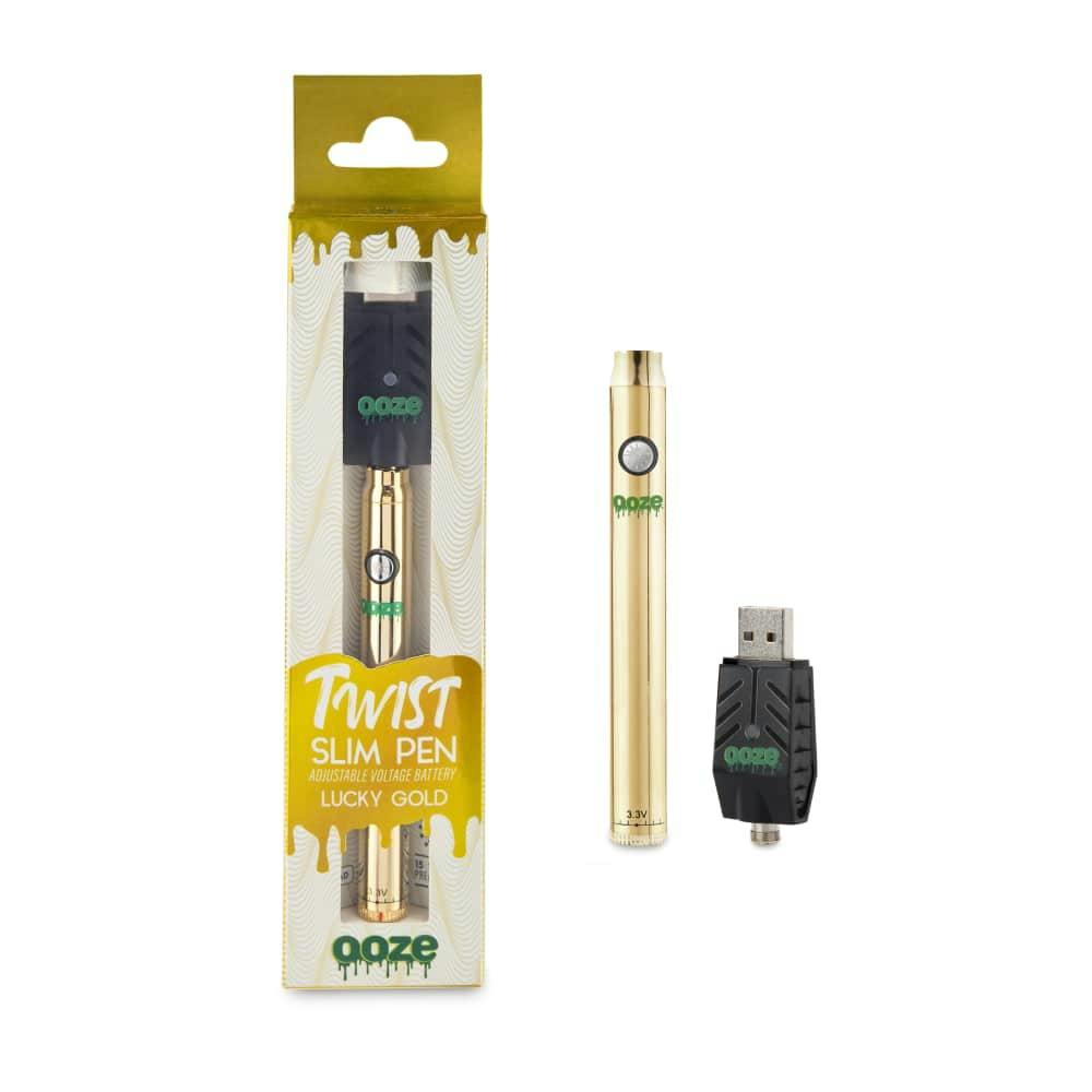 OOZE | TWIST SLIM PEN - VAPE PEN | LUCKY GOLD