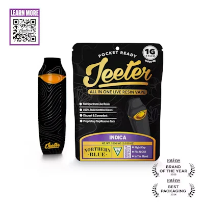 Jeeter - 1g Live Resin Disposable - Northern Blue
